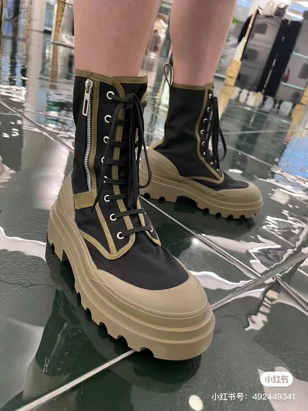 Новинка 2023 года от BV - Ботинки Martin - Цвет: хаки - Унисекс