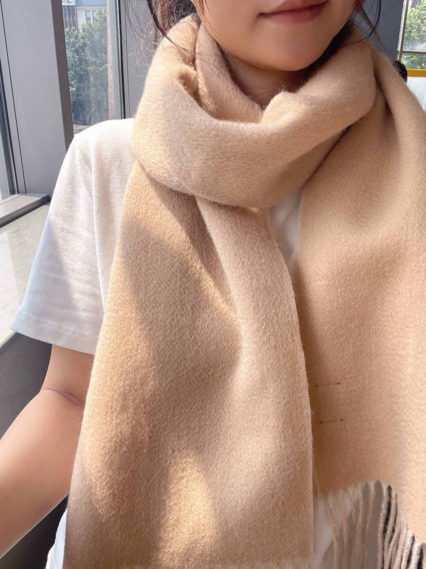 LV-2024 Двухцветный шарф-30-180