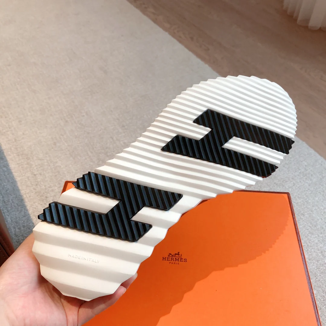 Новые кроссовки Hermes Giga 2023 года - унисекс - черные - 3