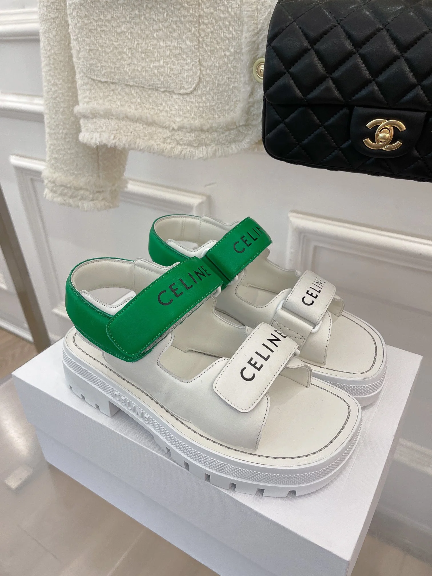 Сандалии на платформе Celine - 1