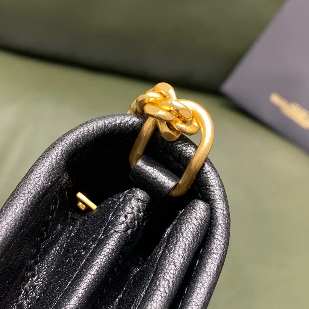 Сумка YSL-Becky из овечьей кожи с ромбовидной стёжкой и цепочкой - 1 шт.