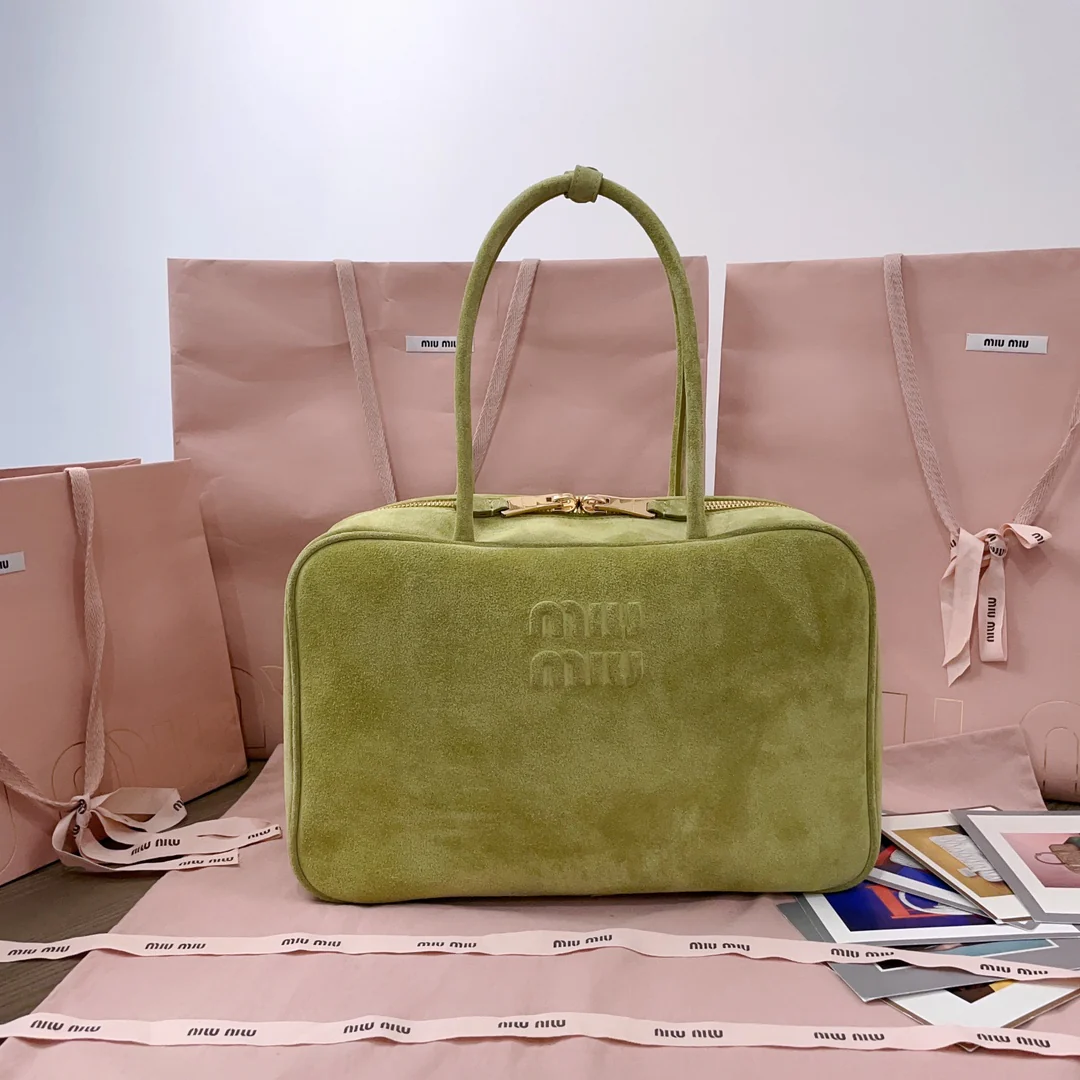 Портфель Miu Miu-5bb117, светло-зеленый
