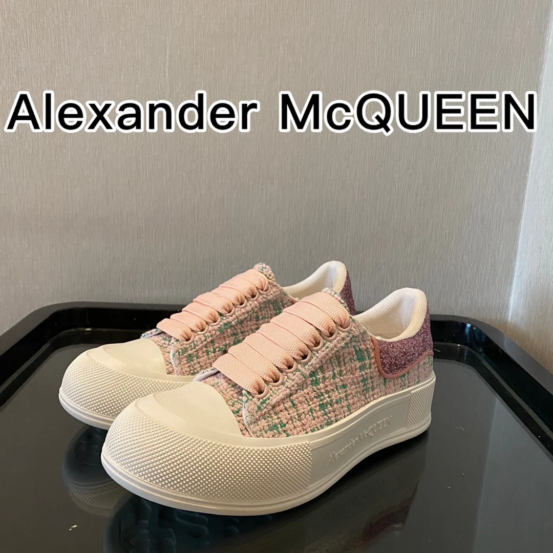 McQueen - Верх из шерсти - Подошва сзади - Ковшовые туфли