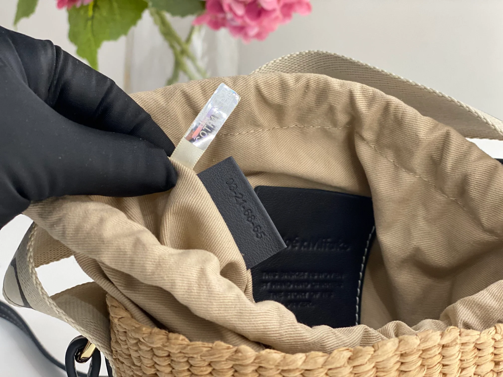 Chloe-small-woody-basket - Midnight Blue