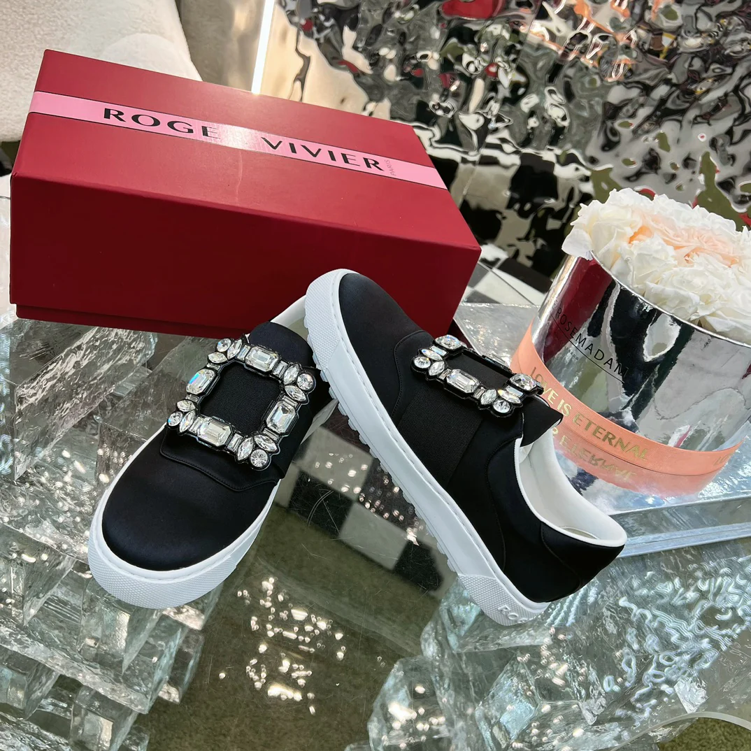 Обувь RV Shoes - Новинка ранней весны 2023 года - Белые кроссовки - Черные