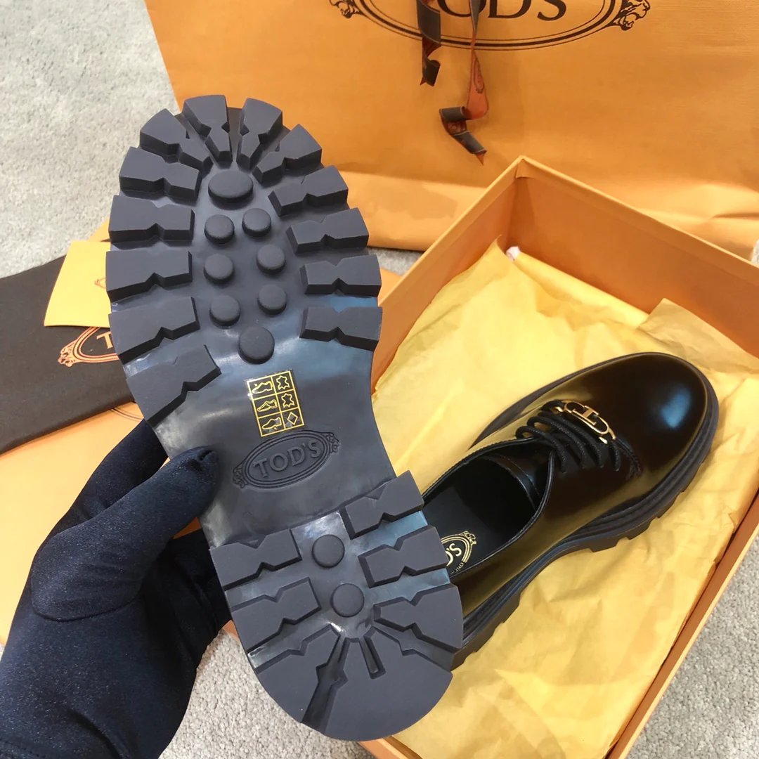 Лоферы на платформе Tods - 4