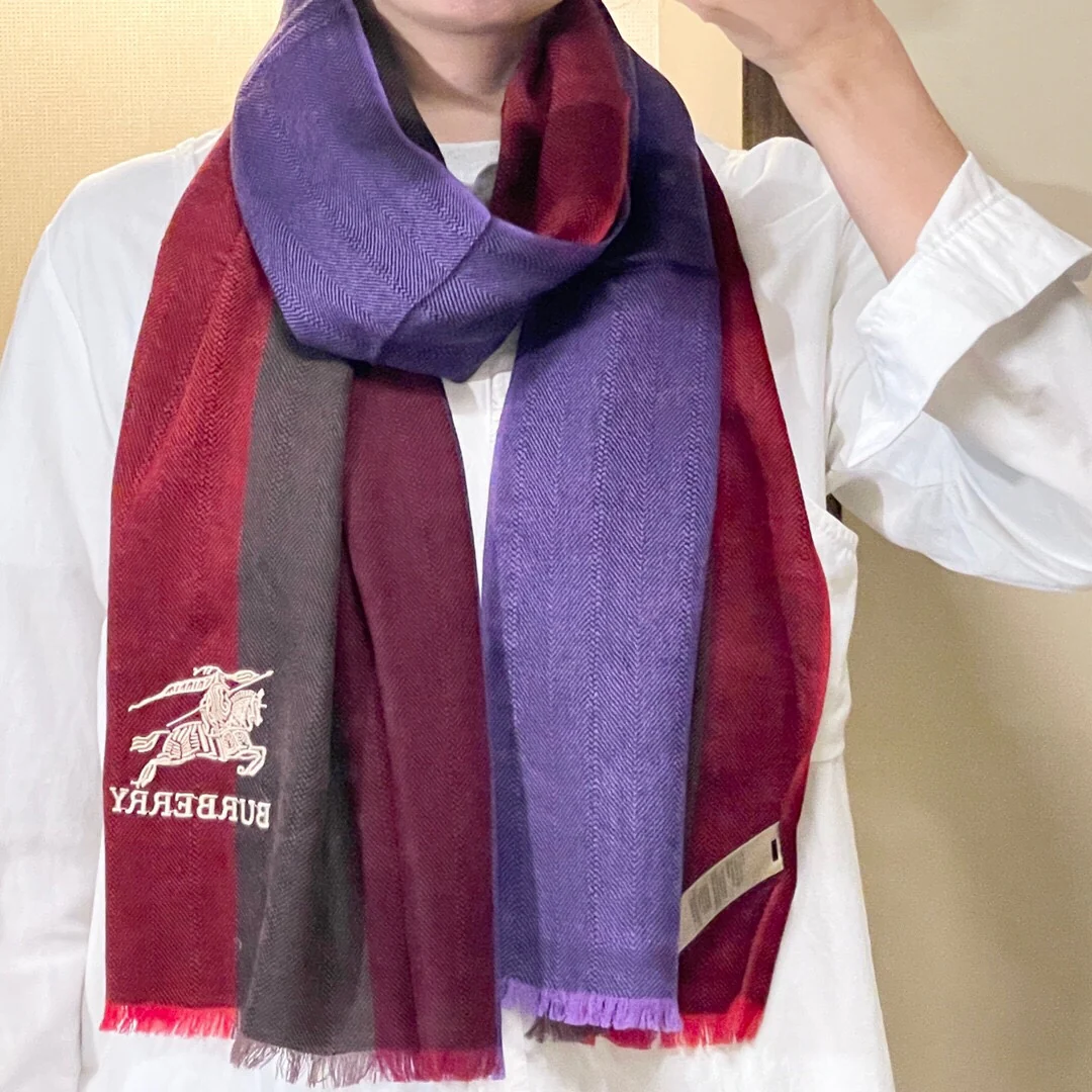 Кашемировый шарф Burberry - 45 см - 190 см - 1