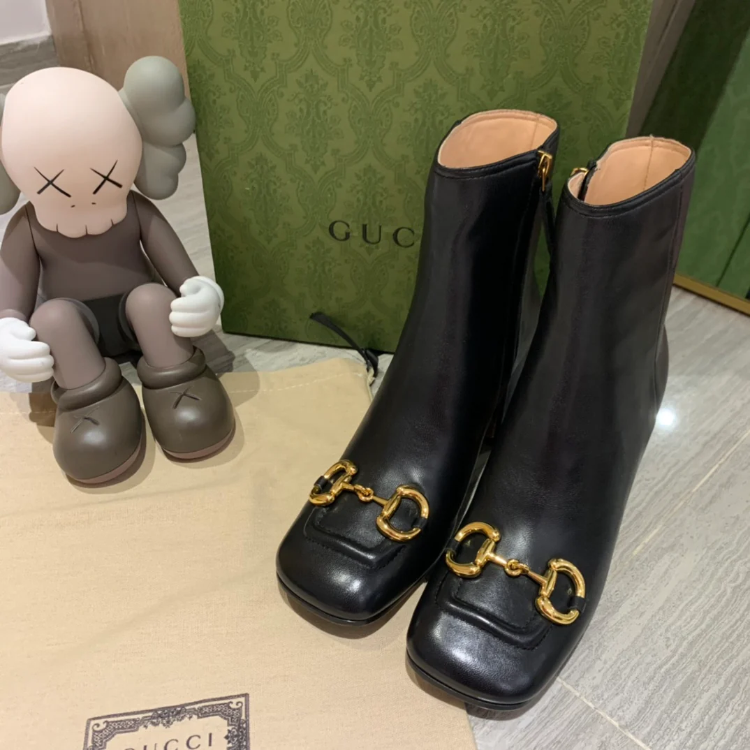 Gucci - Сапоги на высоком каблуке - Ботильоны