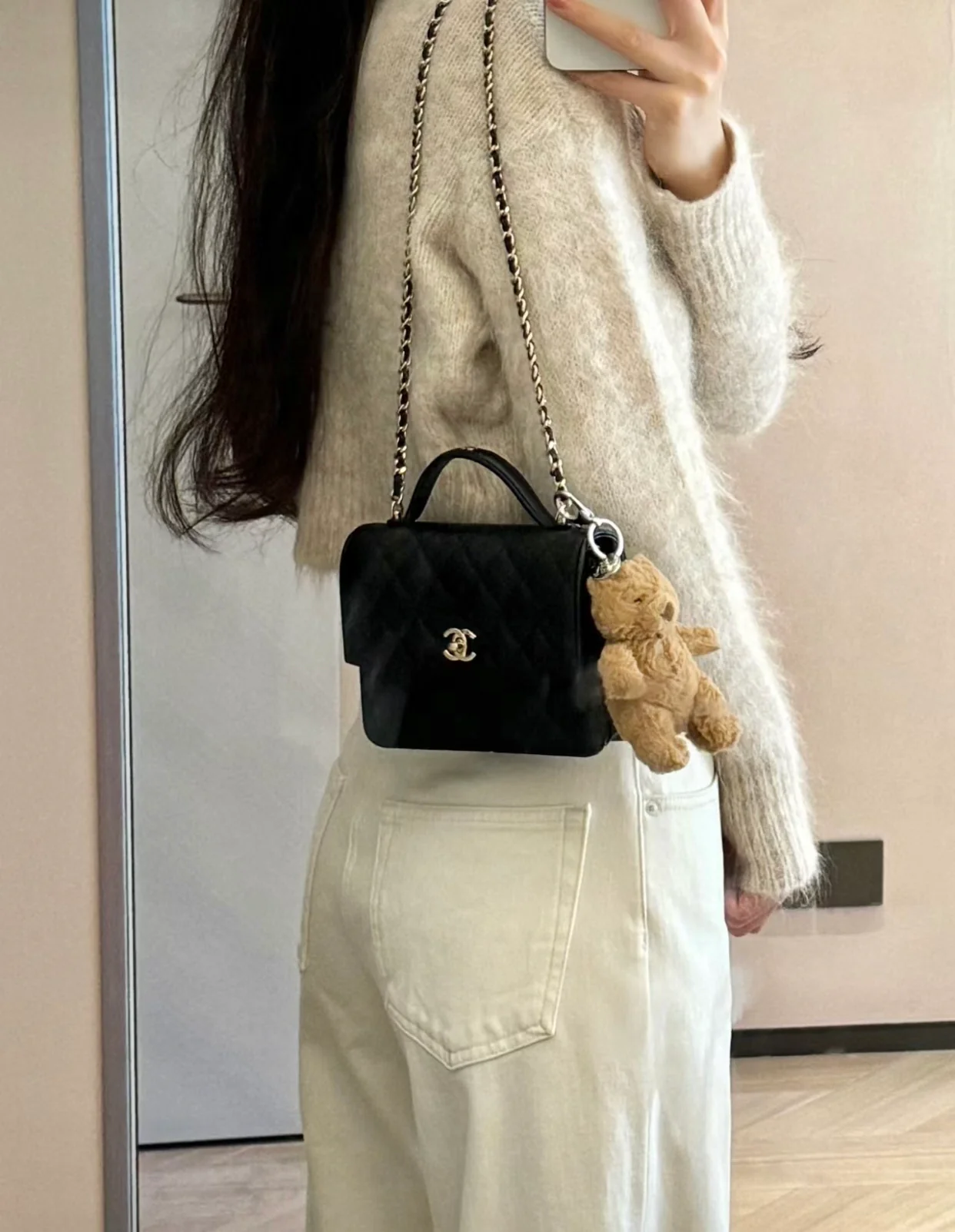 Рюкзак Chanel 25c Mailman - черный