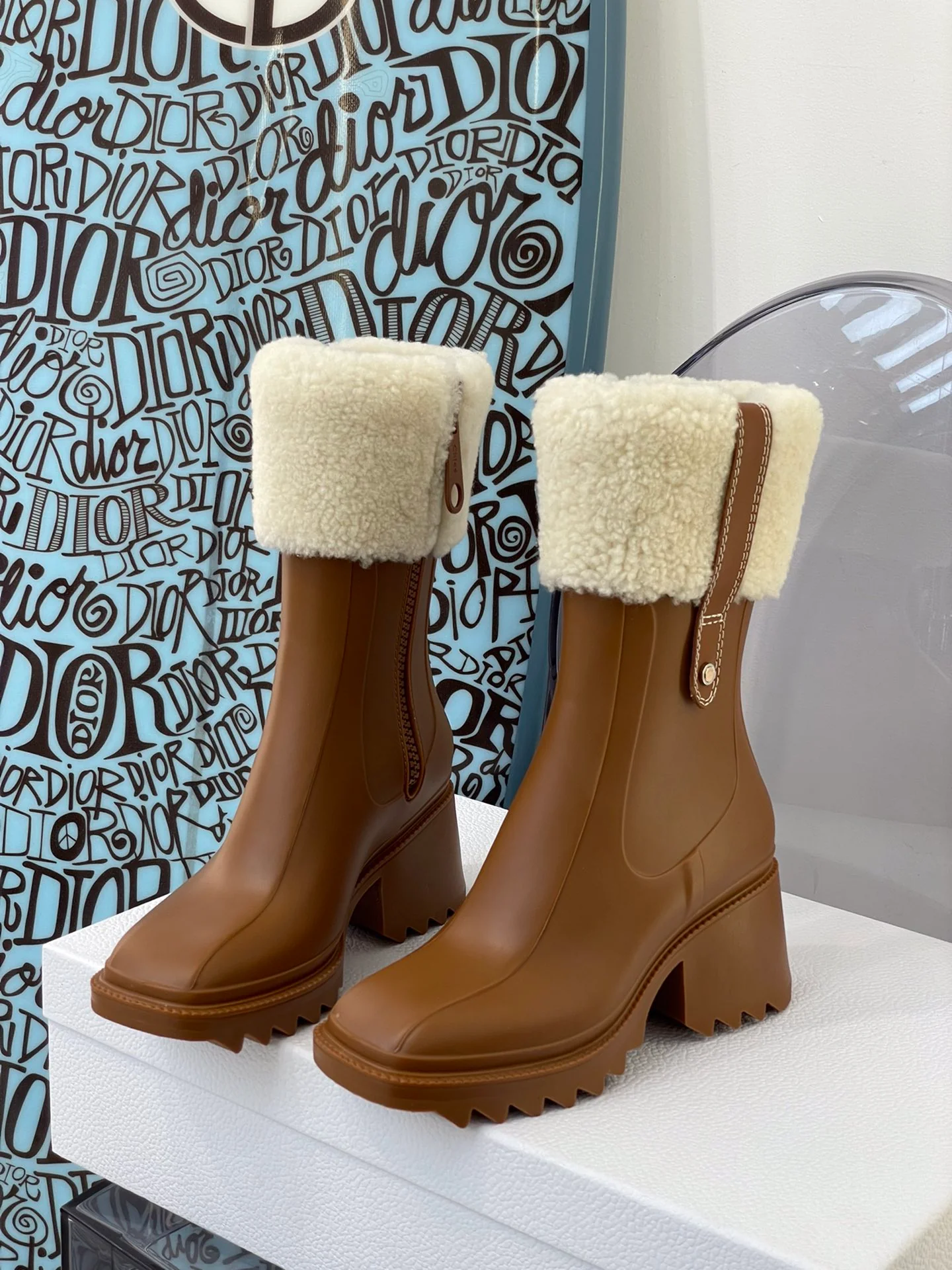 Туфли Chloe - Chloe - Флисовые резиновые сапоги - Верблюжий