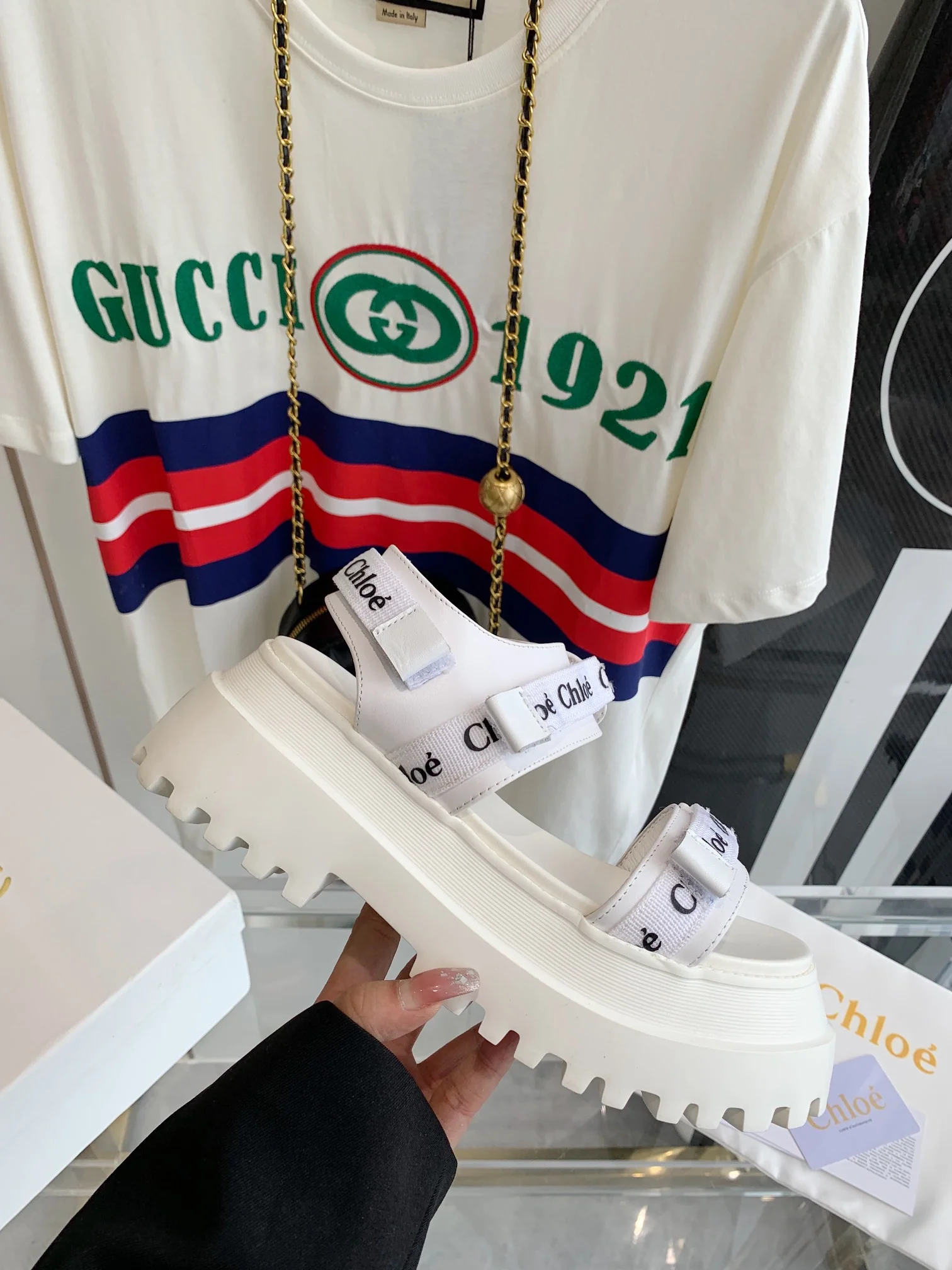 Сандалии на платформе Chloe - размеры 35-40