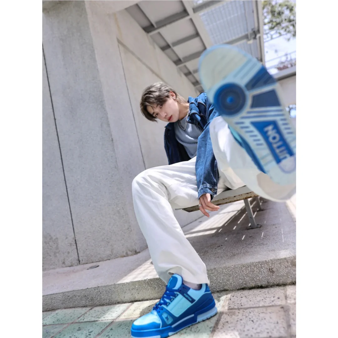 LV - Кожаные кроссовки - Повседневная обувь - 1