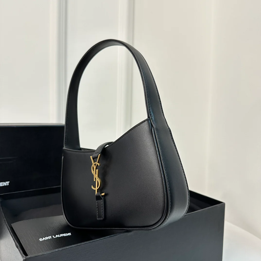 Кожаная сумка через плечо YSL Le 5a 7 - Мини - Черная