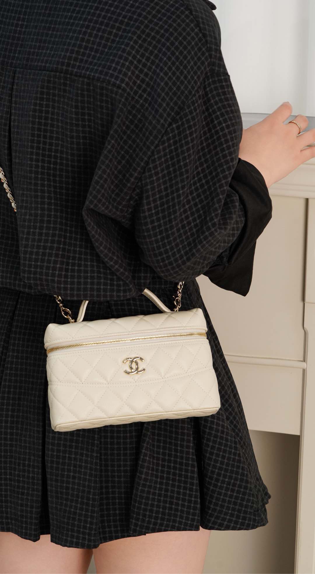 25 центов - Ручной пакет-коробочка - Личи Корова - Бежевый