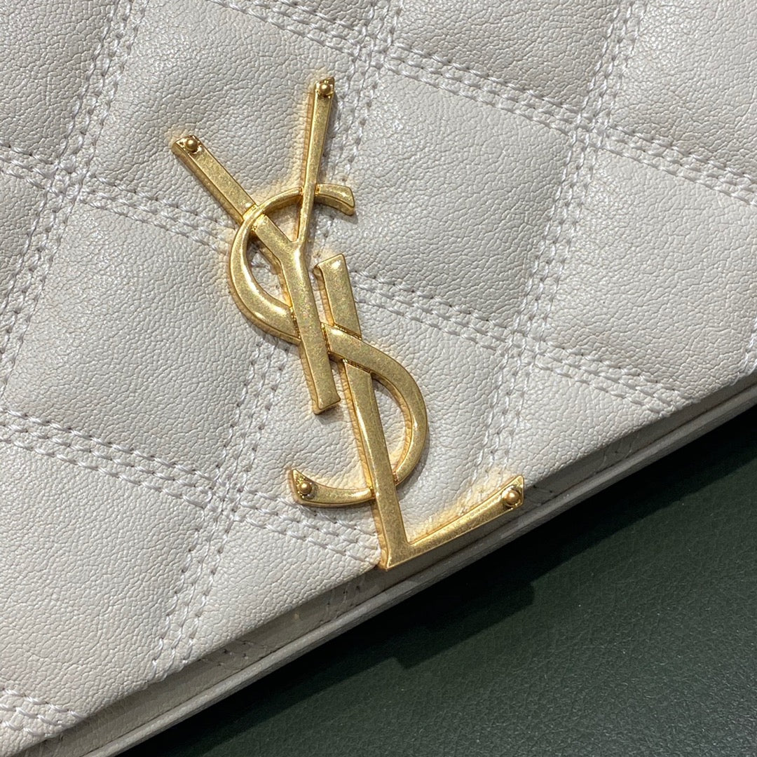 Сумка YSL-Becky из овечьей кожи с ромбовидной стёжкой и цепочкой