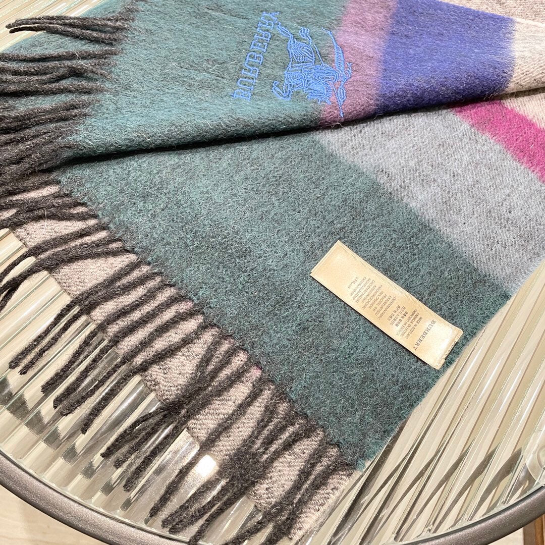 Кашемировый шарф Burberry с градиентным рисунком - 32 см - 200 см - 100 см - Кашемир