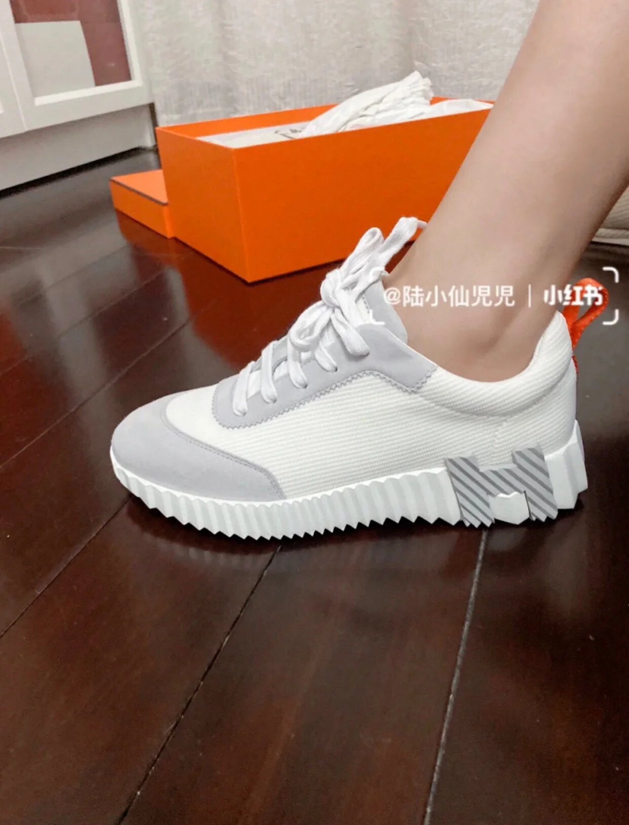 Повседневные туфли Hermes 2024 - Серые - 1