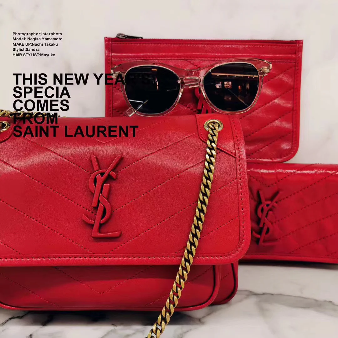 YSL-niki-Red Outfit Sharing