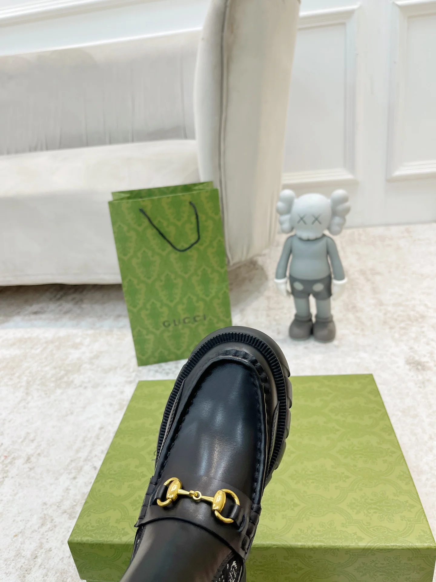 Ботинки Gucci 22ss Chelsea Loaf с эластичным поясом