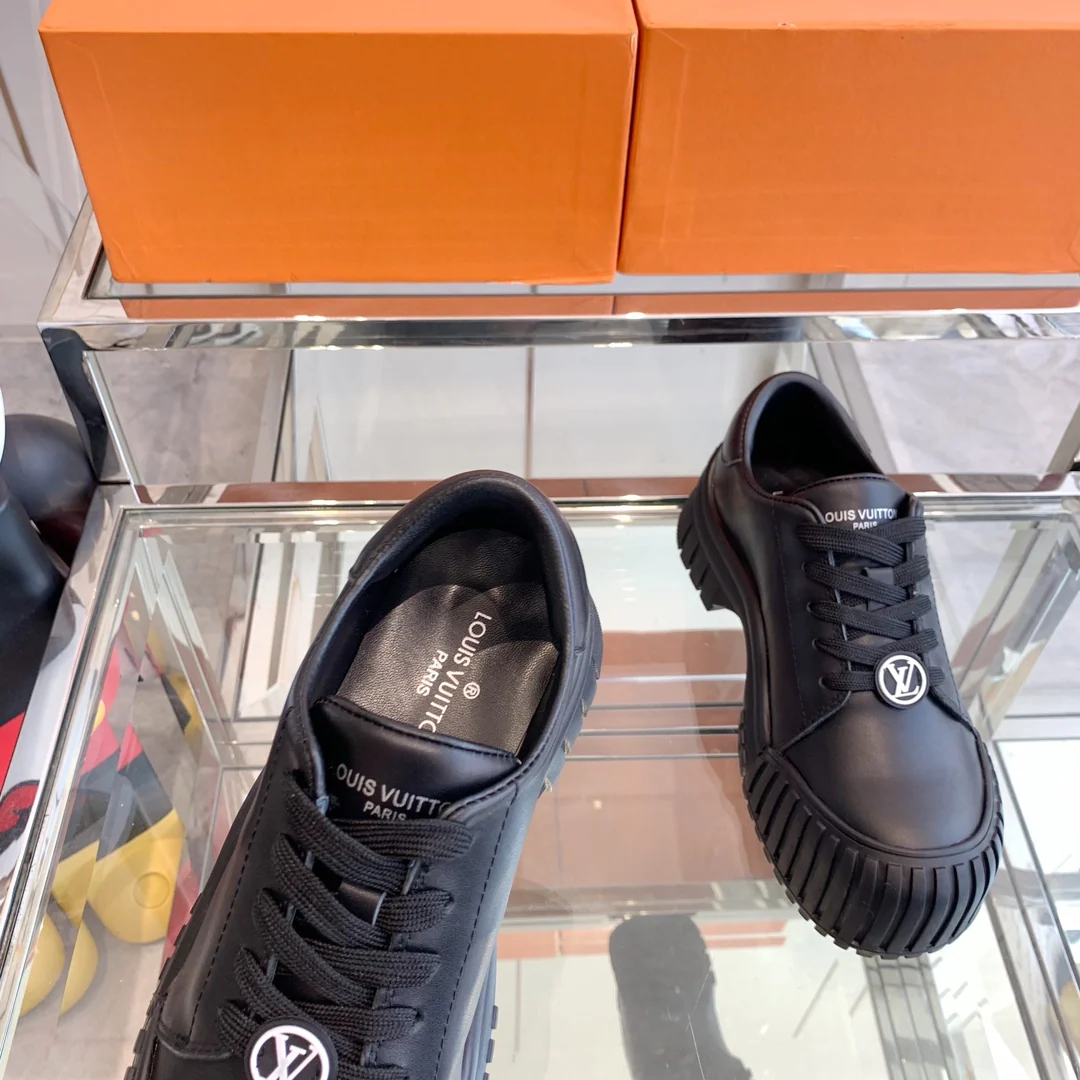 Новинка LV 2023 — Кроссовки на платформе — Черные