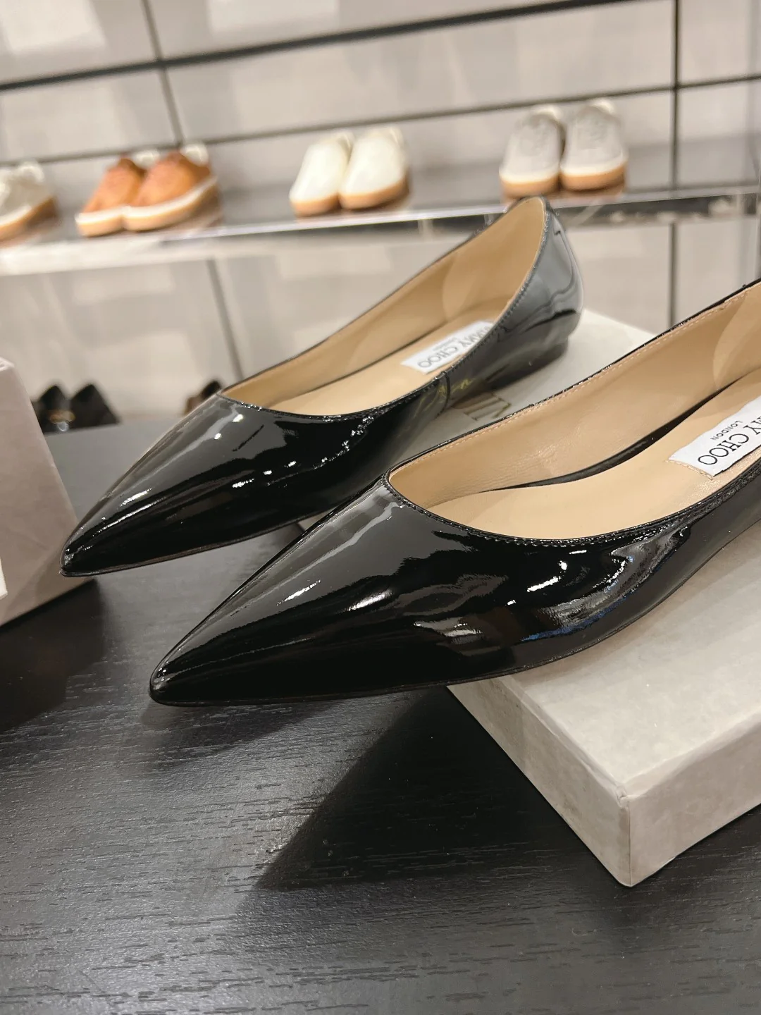 JC - 2024 - Туфли на низком каблуке - Черные