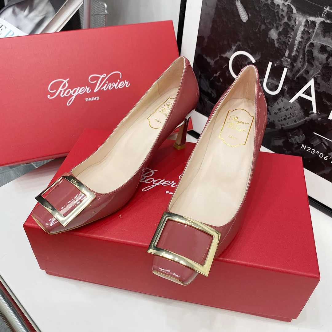 Каблук-банан RV-7-5 см - розовый цвет