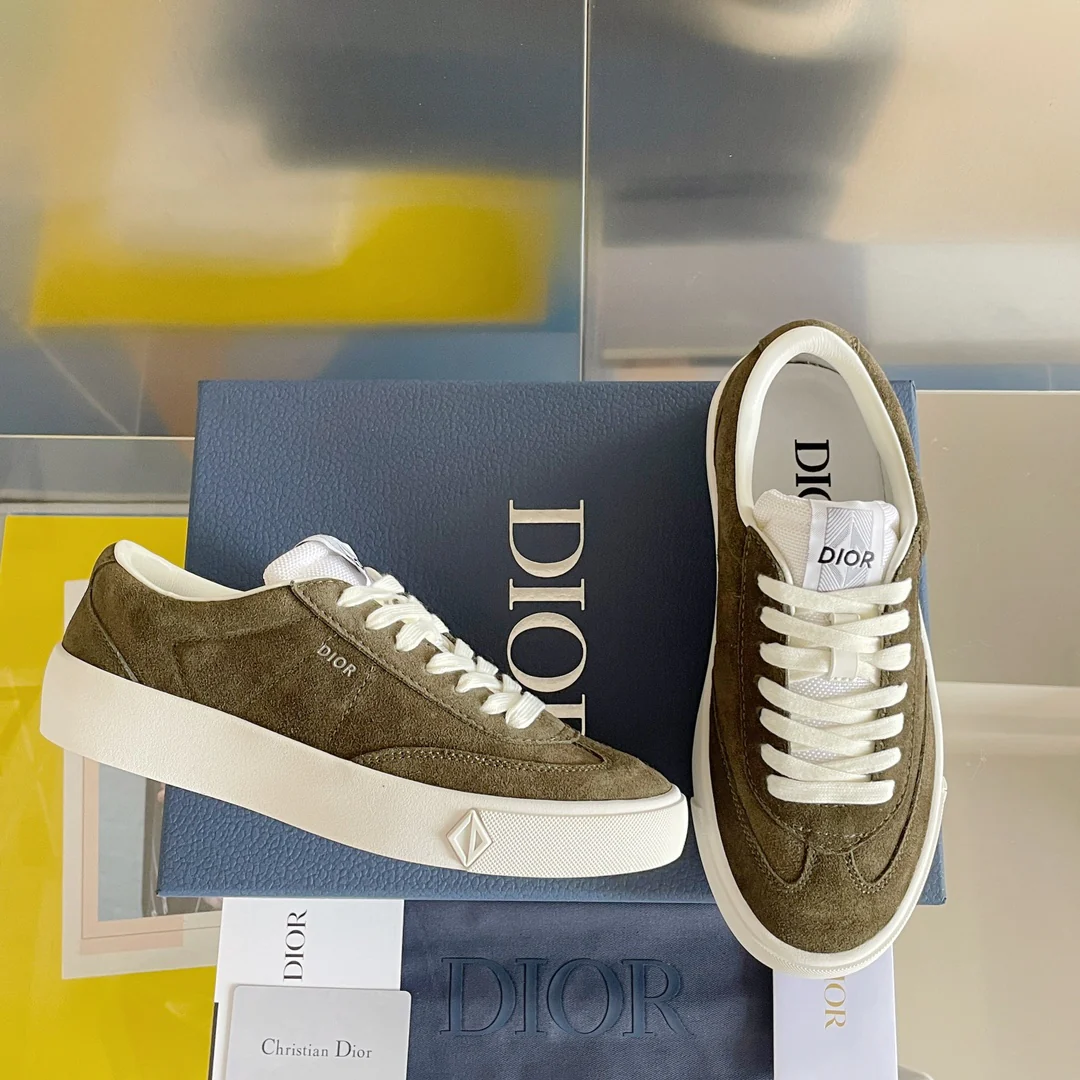 Кроссовки/кеды Dior серии B101 - Парный стиль - Цвет: хаки