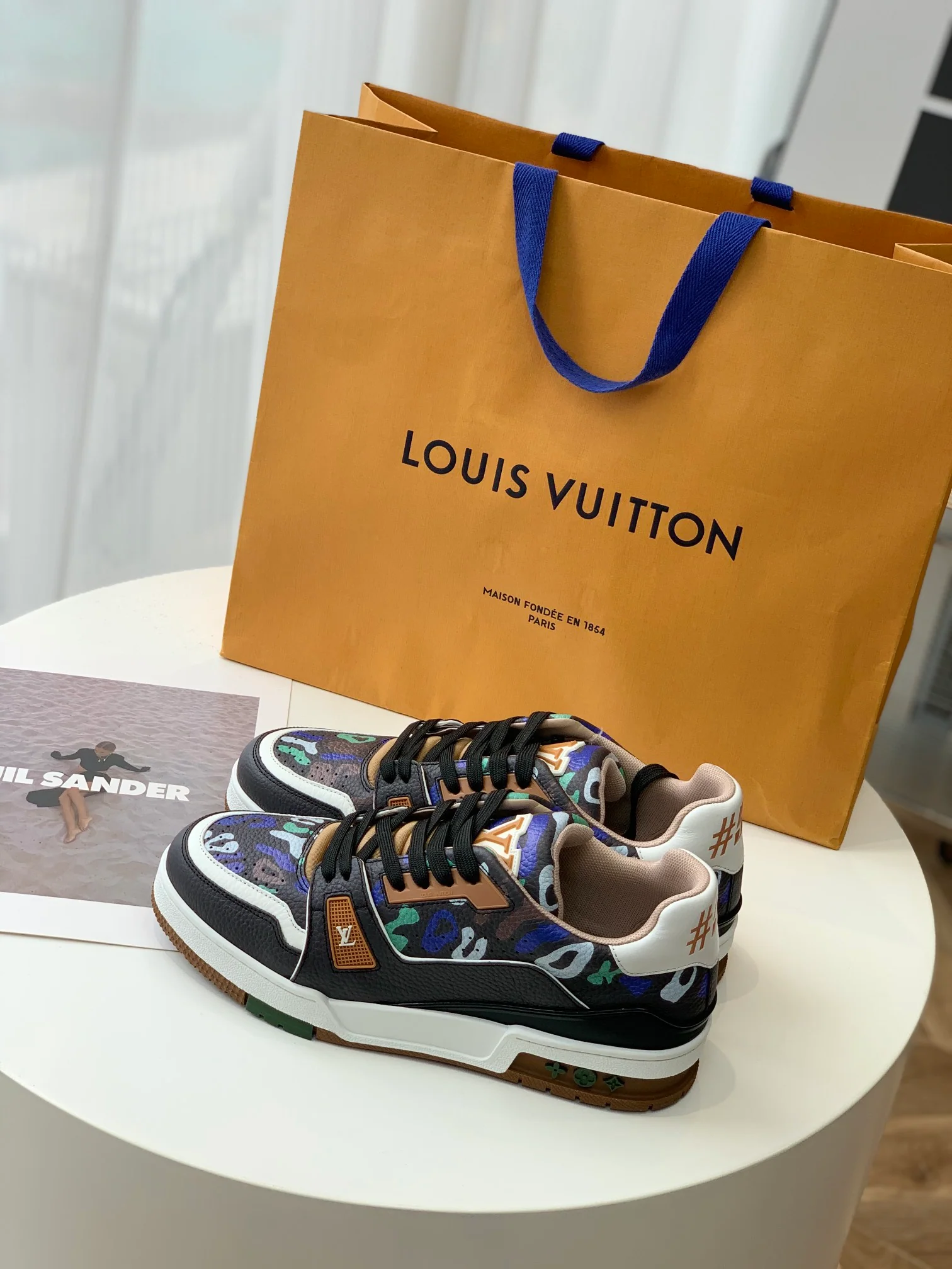 Кроссовки LV Trainer Series - Унисекс - Камуфляж - 1