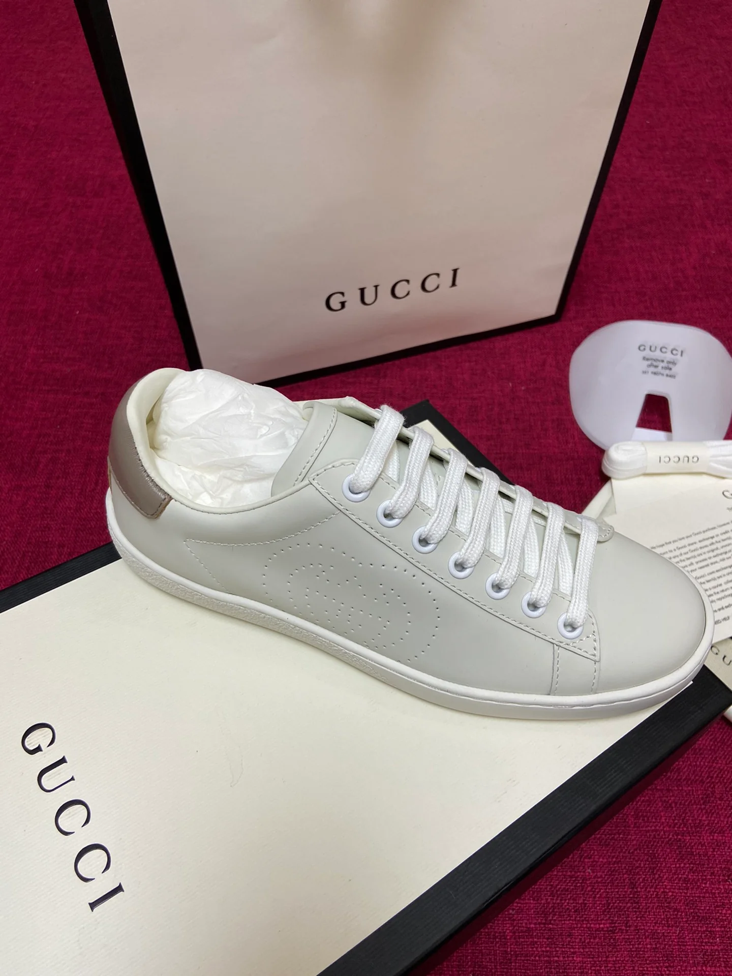 Gucci - Белые кроссовки - Кроссовки - Повседневная обувь - 13