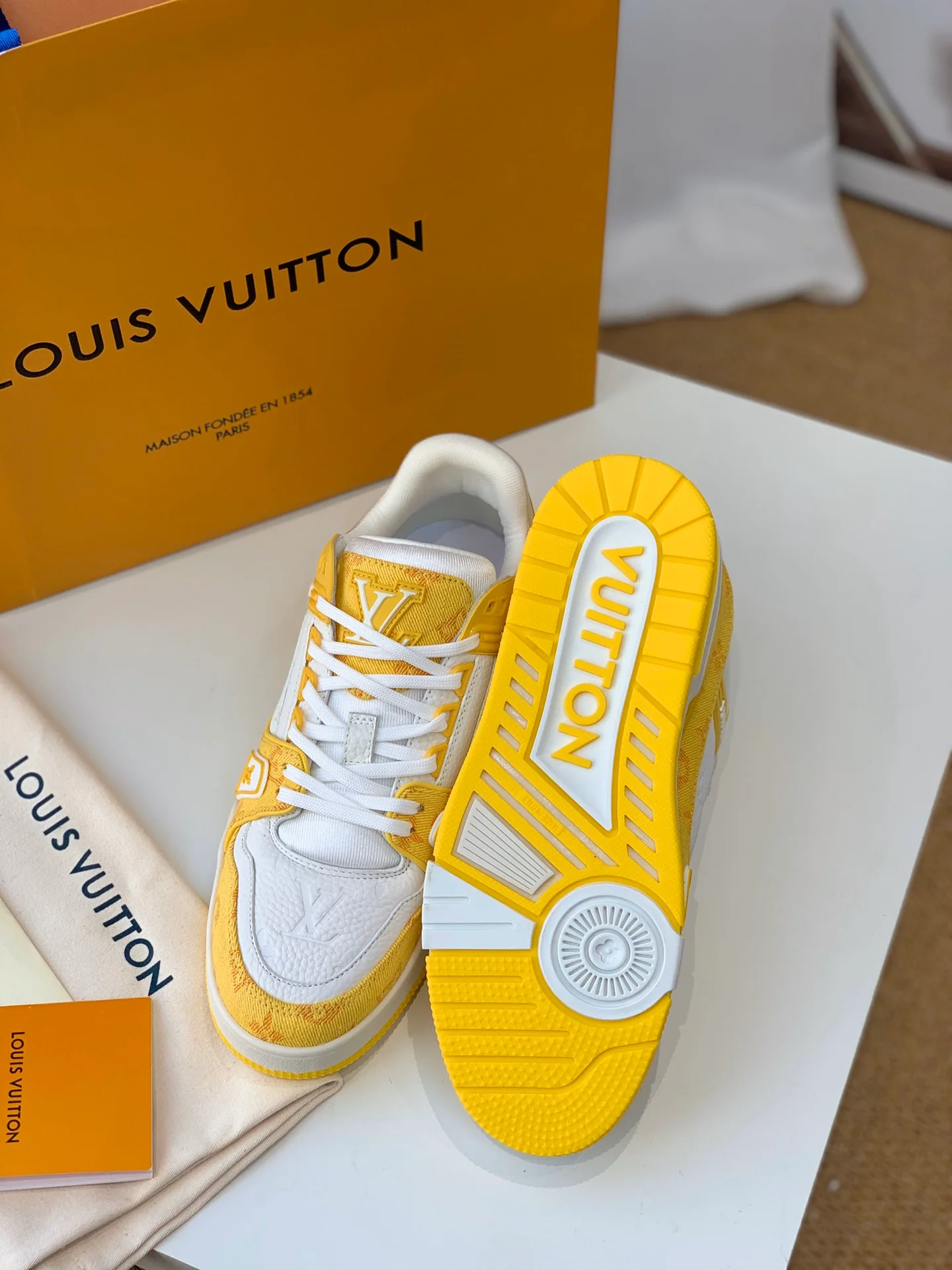 Кроссовки LV Trainer Series - Унисекс - Желтые