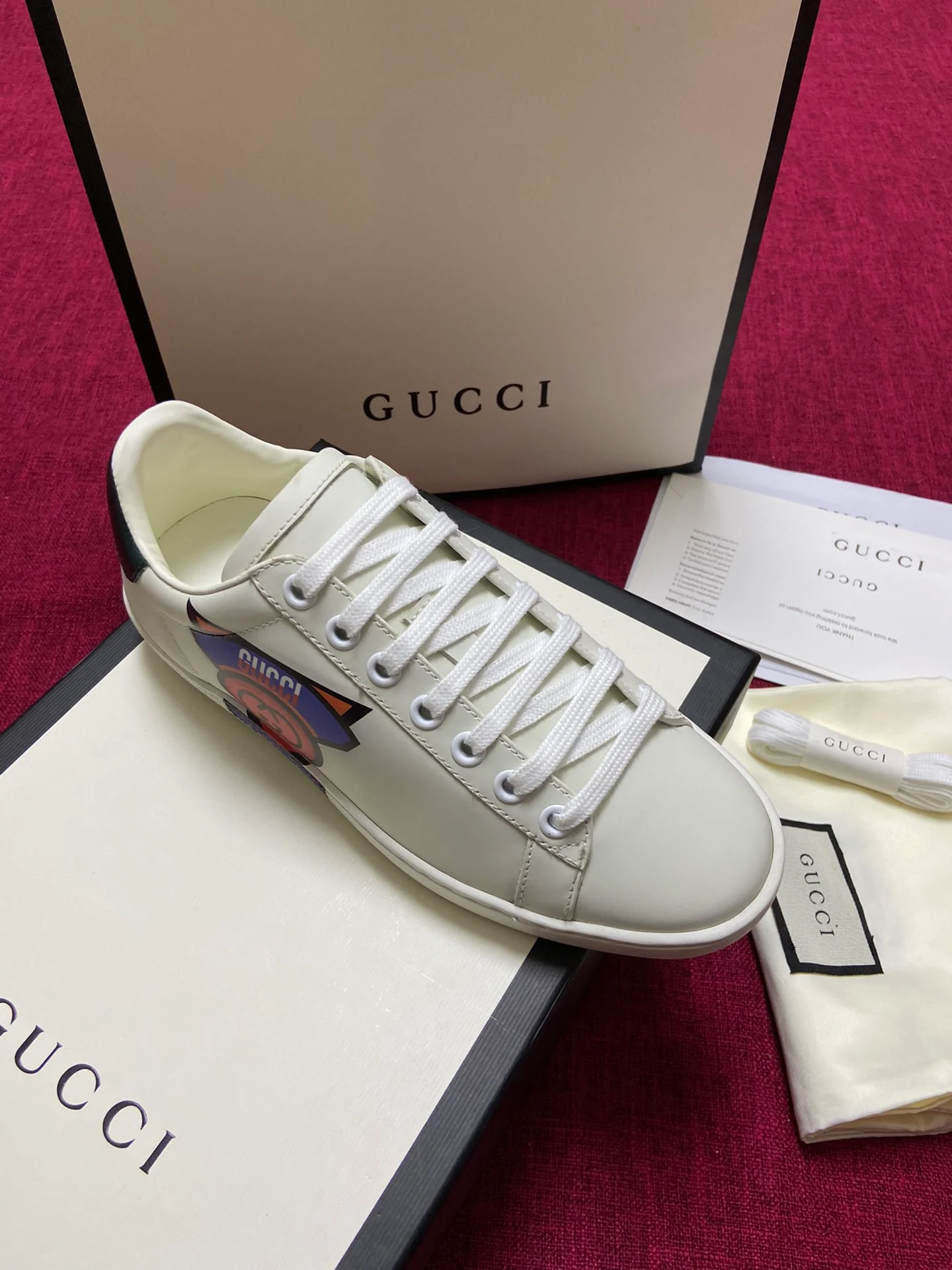 Gucci - Белые кроссовки - Кроссовки - Повседневная обувь - 9