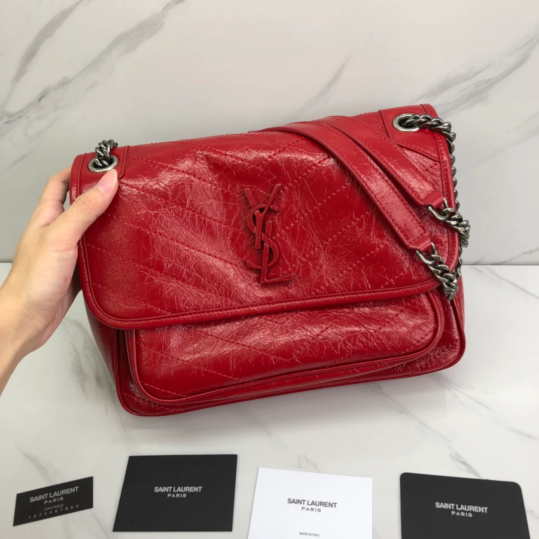 Сумка через плечо YSL-niki - красная