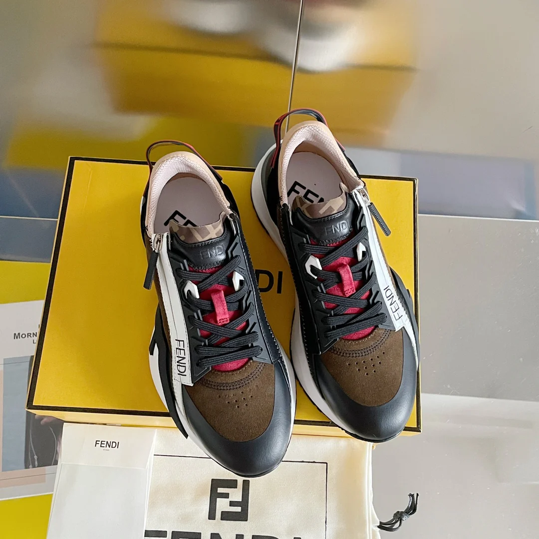 Fendi - Повседневные кроссовки - Коричневые