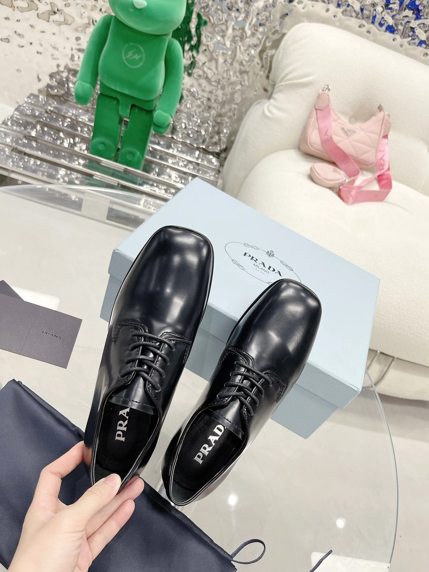 Prada 2022: стиль с подиума – ботинки на платформе.