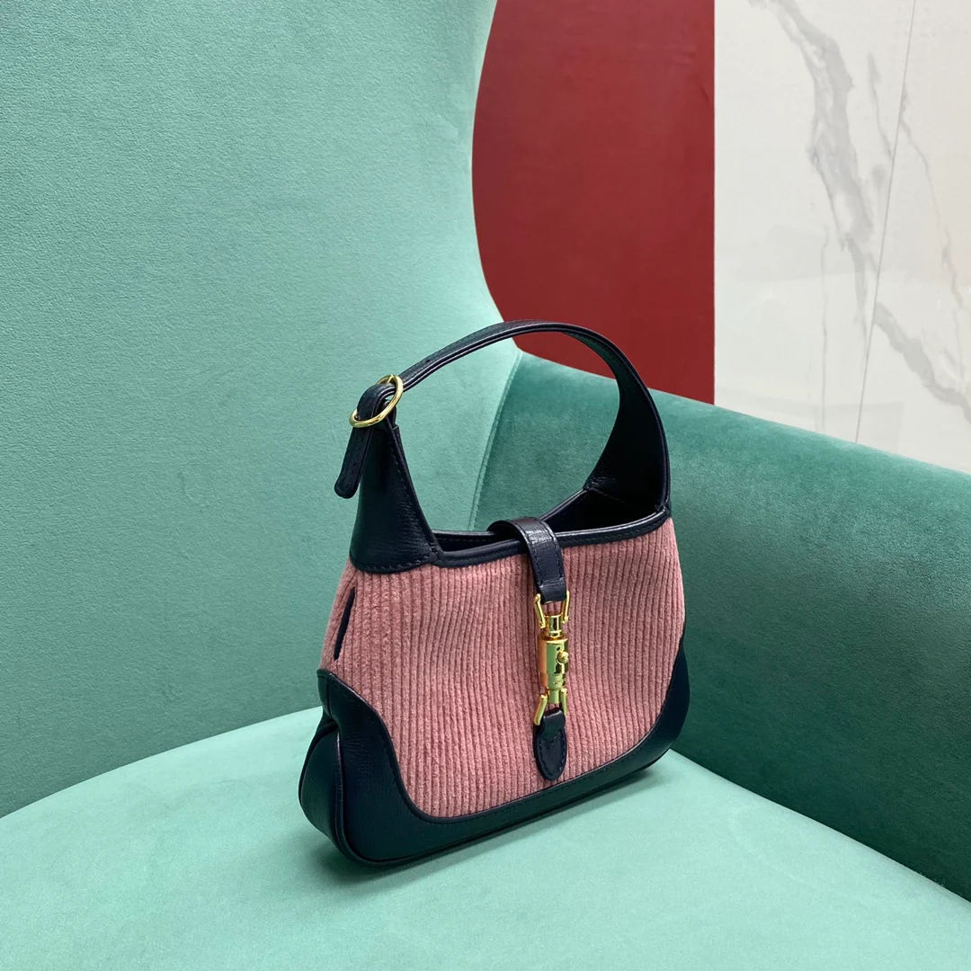 Gucci Jackie 1961 Полосатый бархат - 1