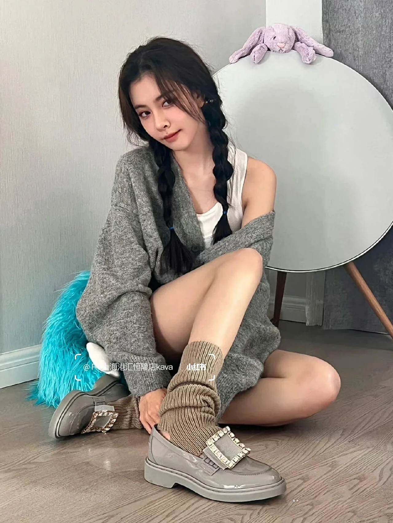 Обувь RV Shoes - Новинка сезона осень/зима 2023 - Лоферы ?Макарон? - Глянцевый серый