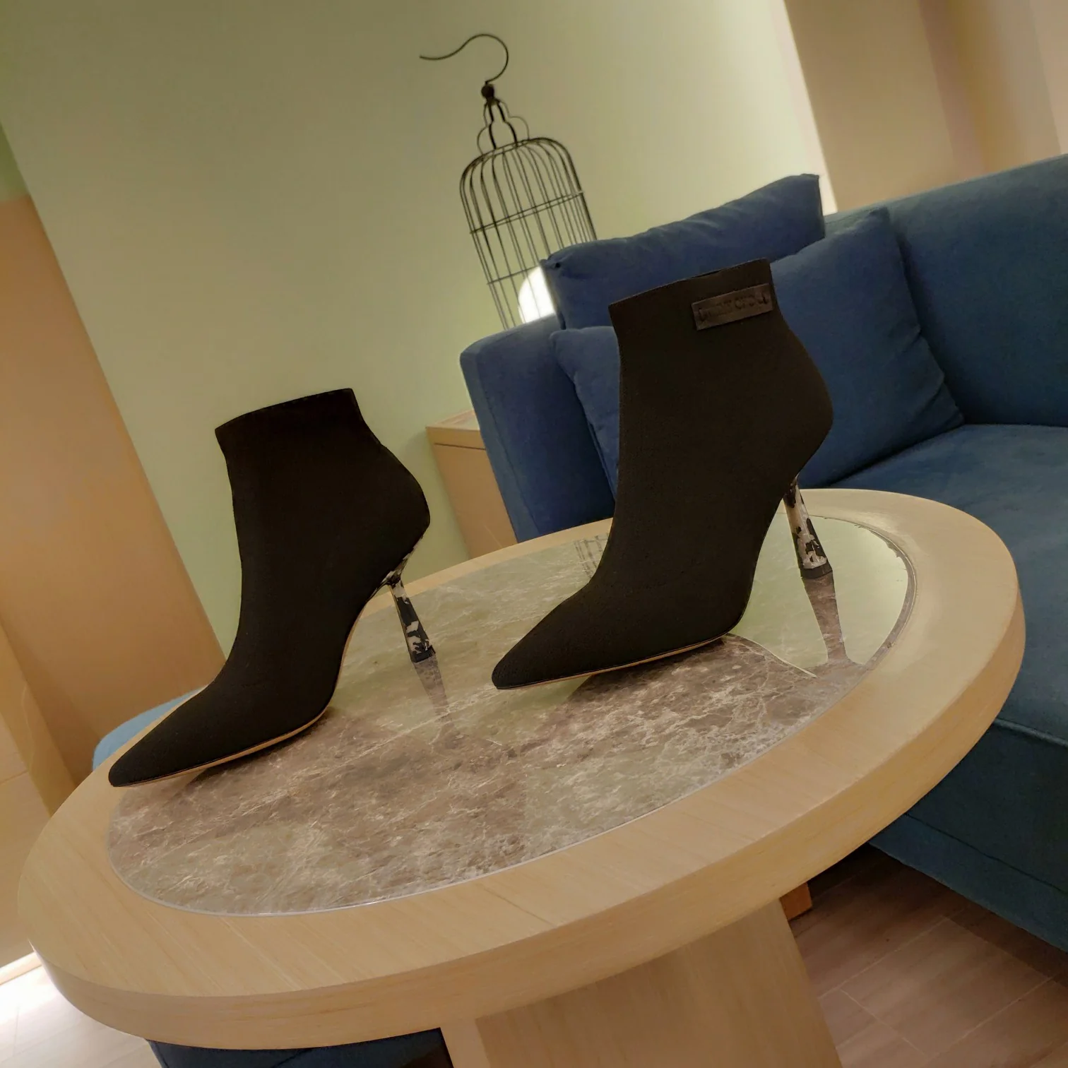 Джимми - Туфли на шпильках - Ботинки-носки