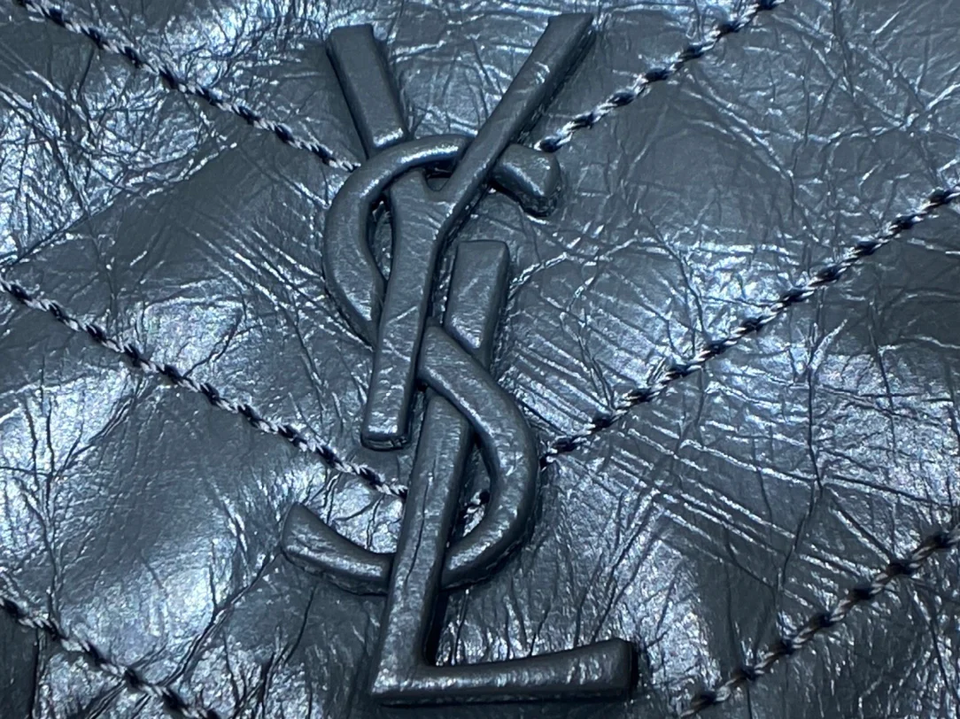 Сумка через плечо YSL-niki-Chain, серая.