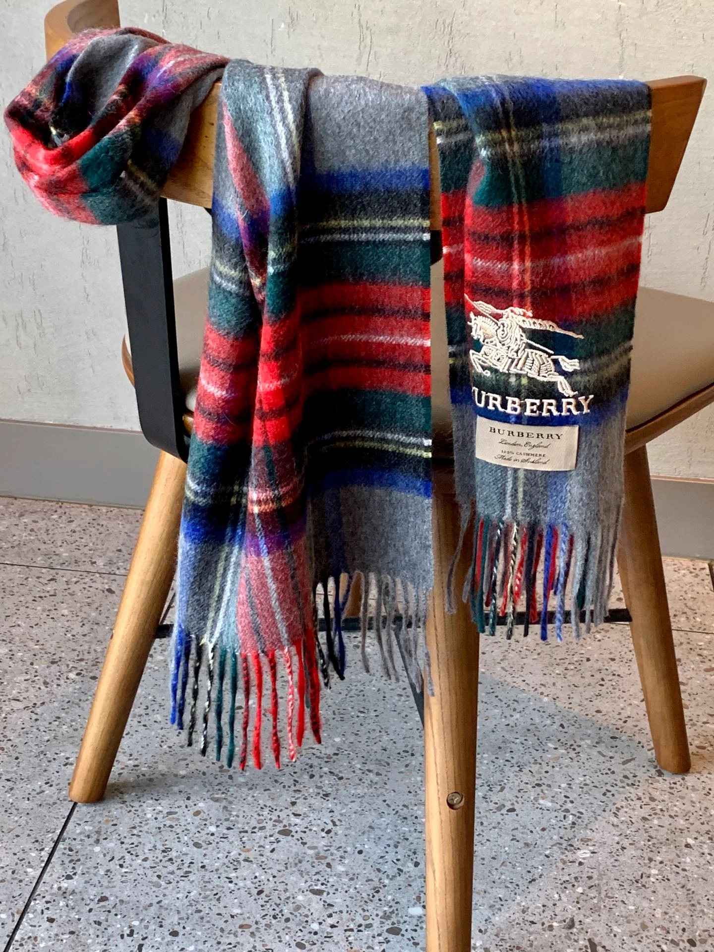 Кашемировый шарф Burberry - 30 см - 195 см - 1