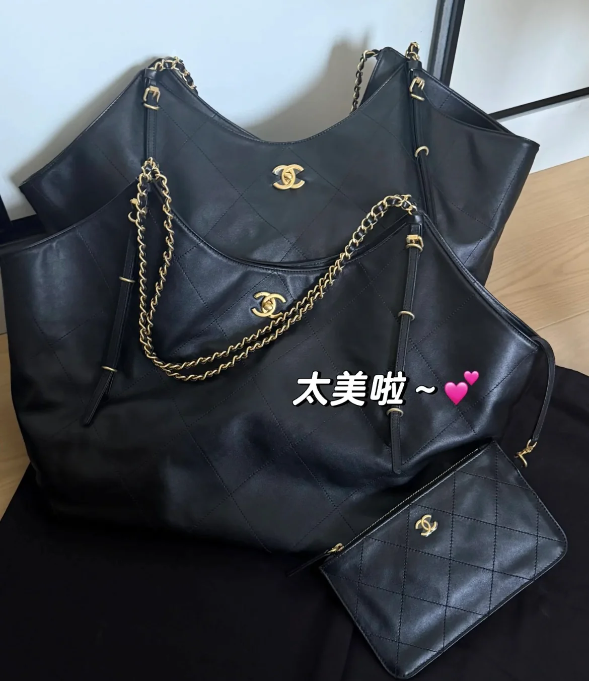 Большая сумка-шоппер 25s - черная