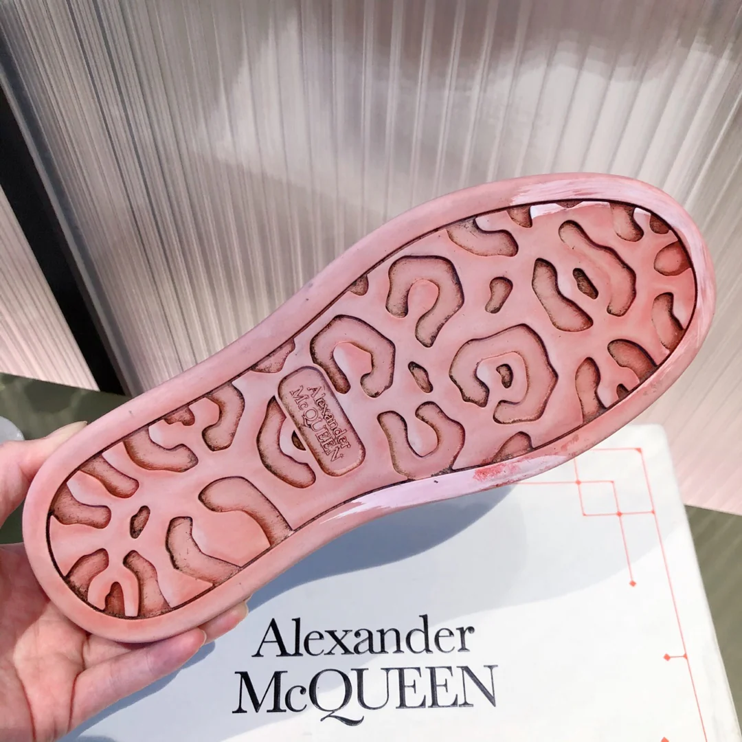 Кед на платформе McQueen - красные