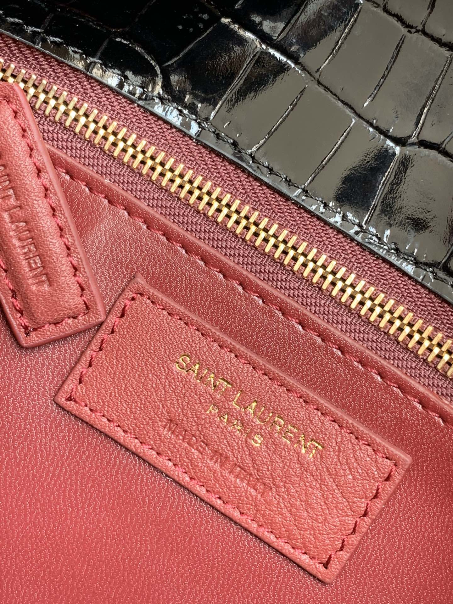 Сумка-конверт YSL Cassandra с крокодиловым принтом - 4 шт.