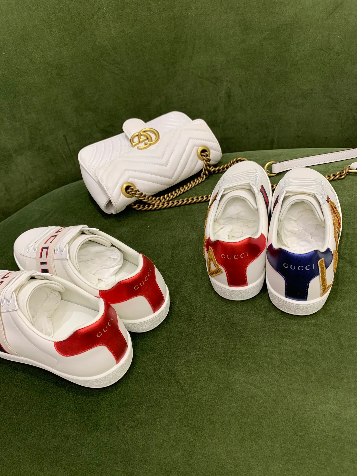 Gucci - Кроссовки - Обувь для скейтбординга - Белые кроссовки