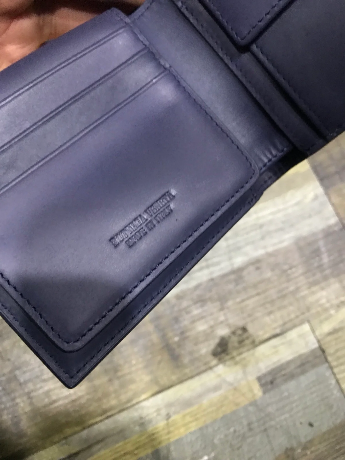 BV 短夹-意大利原厂胎牛皮