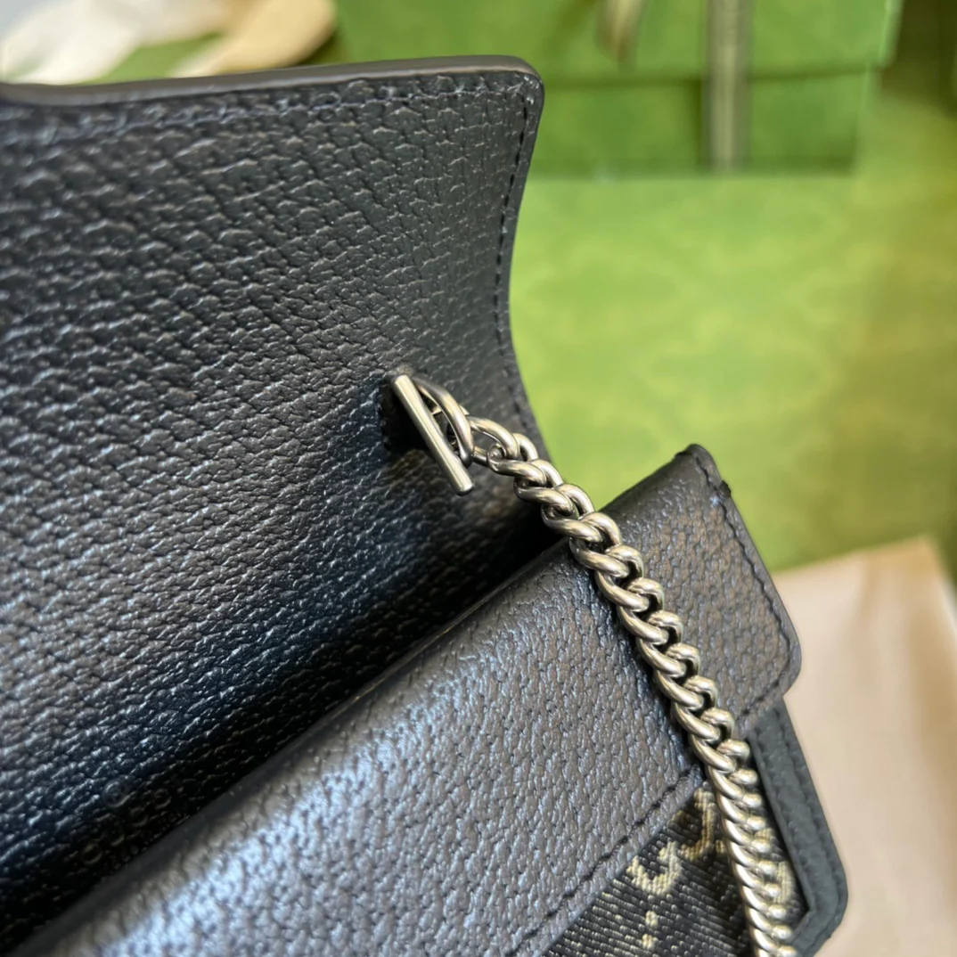 Сумка Gucci Dionysus - черная джинсовая