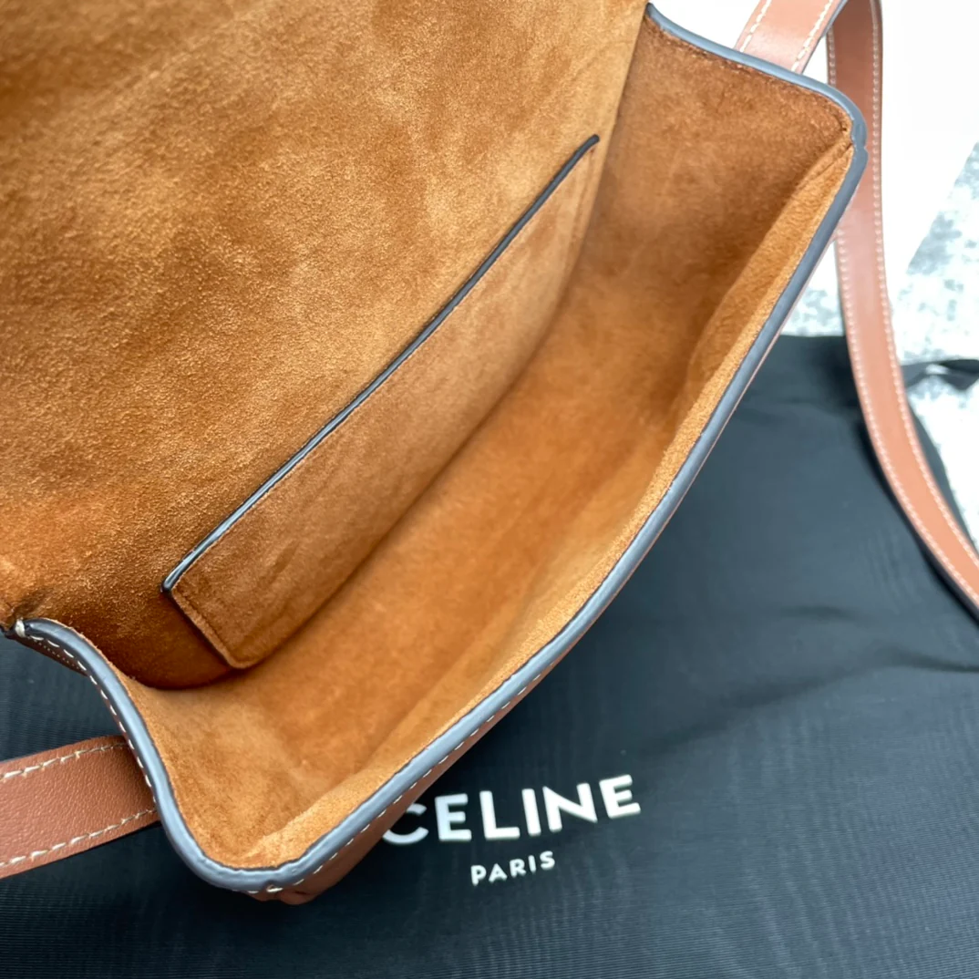 Celine-folco-cuir-triomphe-сумочка-2