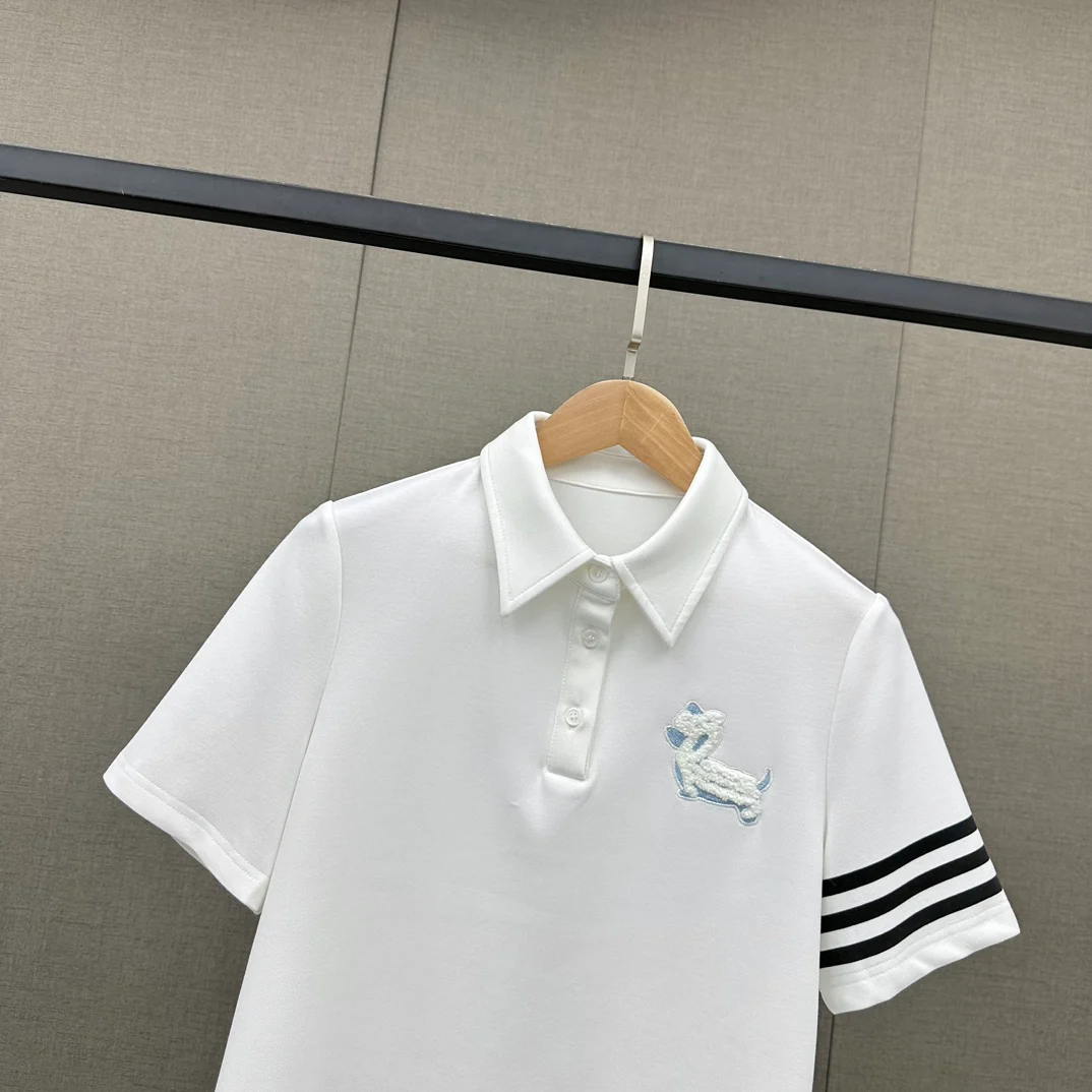 Футболка-поло в стиле Chanel - 2403 - Преппи