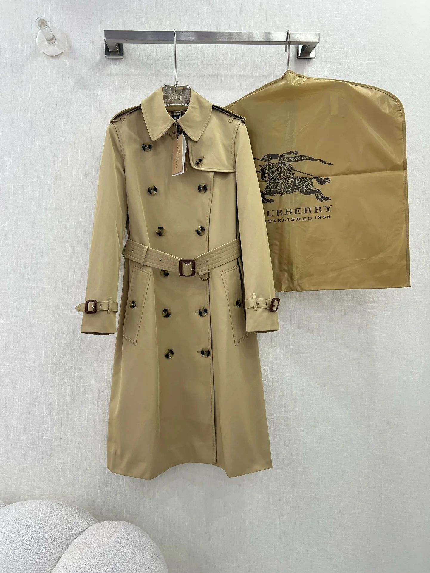 Классический длинный тренч Burberry 2403 Kensington