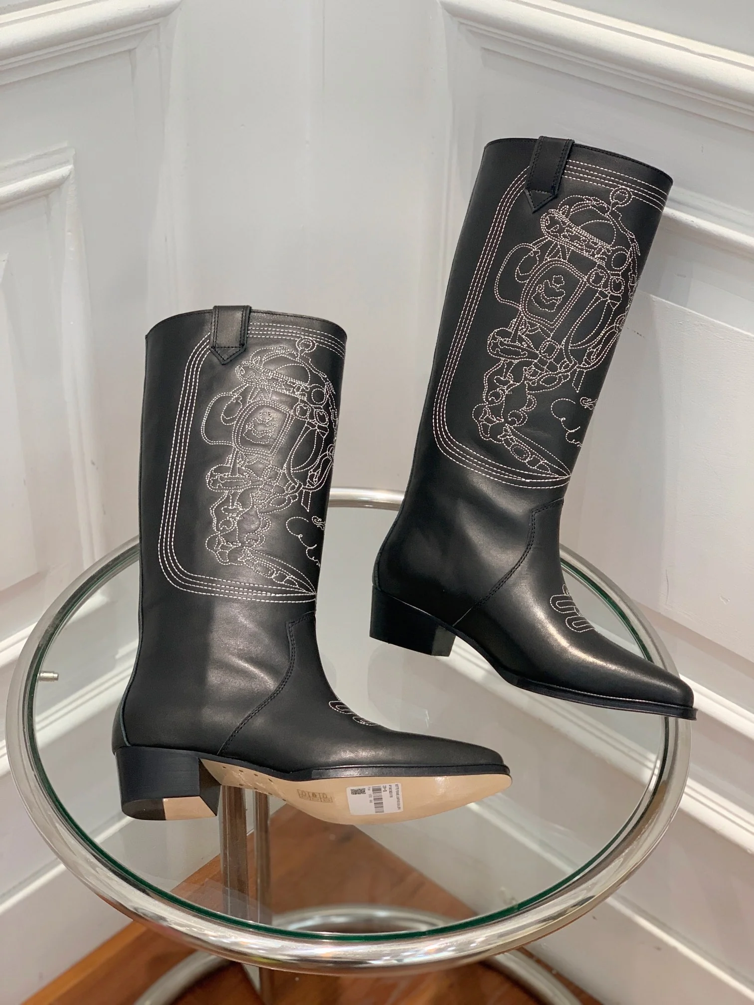 Новинка сезона осень/зима 2022 от Hermes - Вышитые высокие сапоги - 2