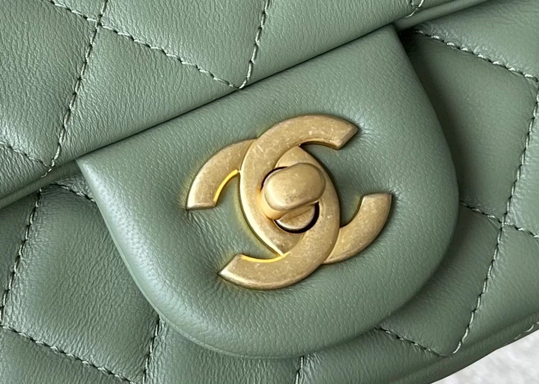Сумка Chanel Gold Globe Square Flap Bag - 18 см